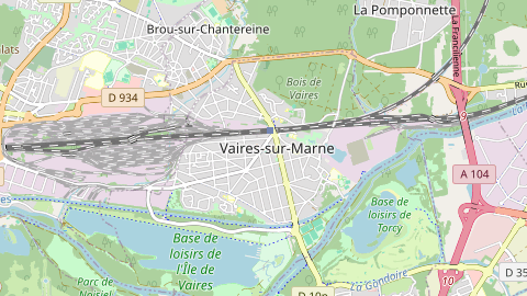 Carte de localisation de l'évènement