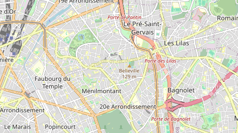 Carte de localisation de l'évènement