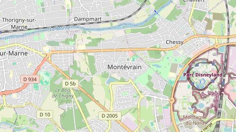 Carte de localisation de l'évènement