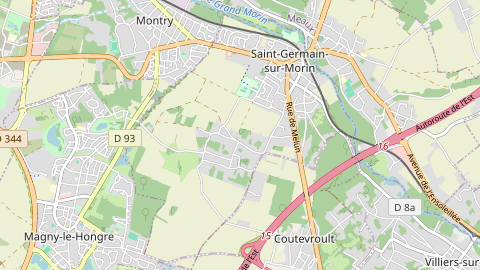 Carte de localisation de l'évènement