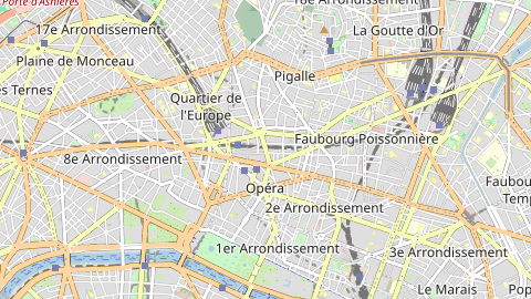 Carte de localisation de l'évènement