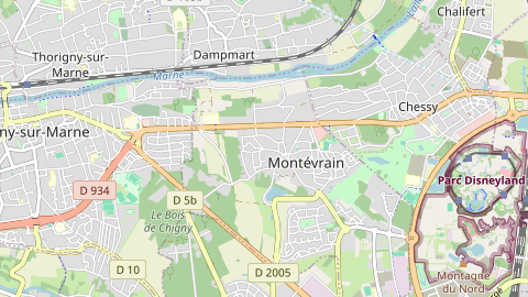 Carte de localisation de l'évènement