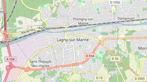 Carte de localisation de l'évènement