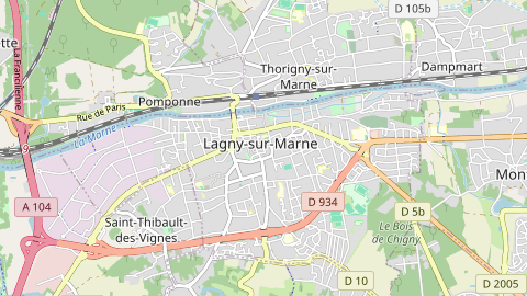 Carte de localisation de l'évènement