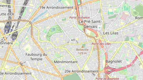 Carte de localisation de l'évènement