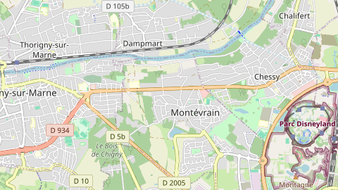 Carte de localisation de l'évènement