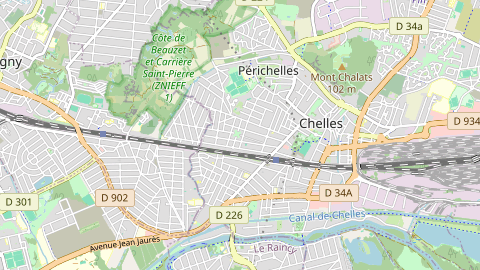 Carte de localisation de l'évènement