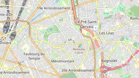 Carte de localisation de l'évènement