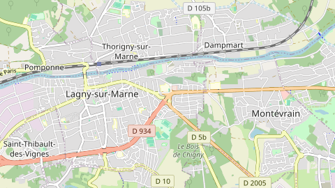 Carte de localisation de l'évènement