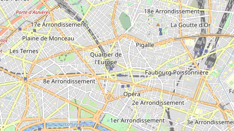 Carte de localisation de l'évènement