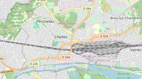 Carte de localisation de l'évènement