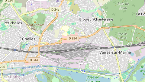 Carte de localisation de l'évènement