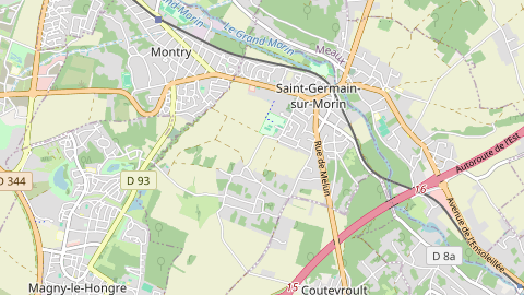 Carte de localisation de l'évènement