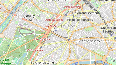Carte de localisation de l'évènement