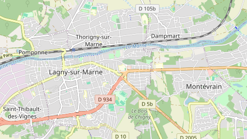 Carte de localisation de l'évènement