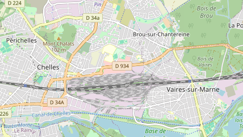 Carte de localisation de l'évènement