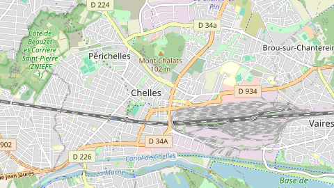 Carte de localisation de l'évènement