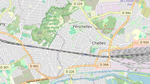 Carte de localisation de l'évènement