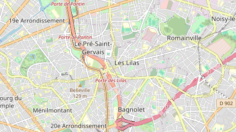 Carte de localisation de l'évènement