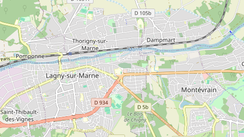 Carte de localisation de l'évènement