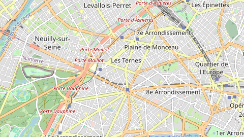 Carte de localisation de l'évènement