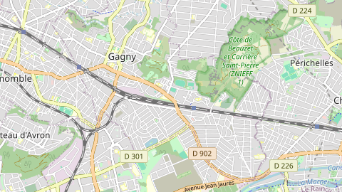 Carte de localisation de l'évènement