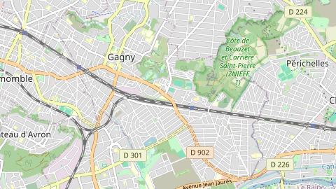Carte de localisation de l'évènement