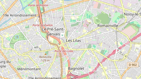 Carte de localisation de l'évènement