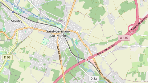 Carte de localisation de l'évènement