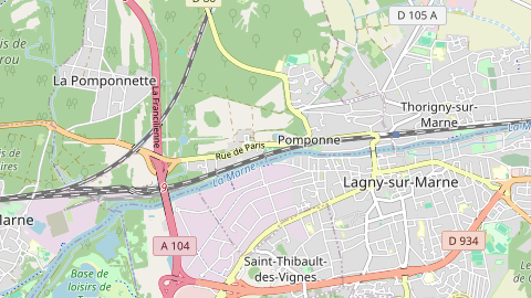 Carte de localisation de l'évènement