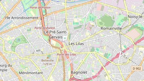 Carte de localisation de l'évènement