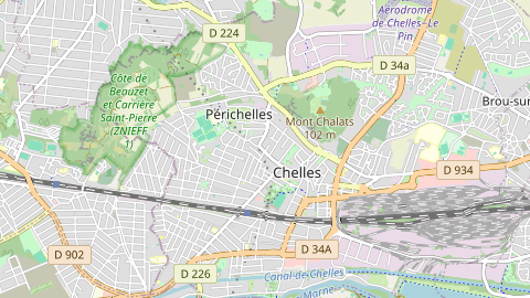 Carte de localisation de l'évènement