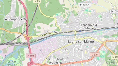 Carte de localisation de l'évènement