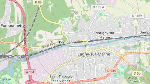 Carte de localisation de l'évènement