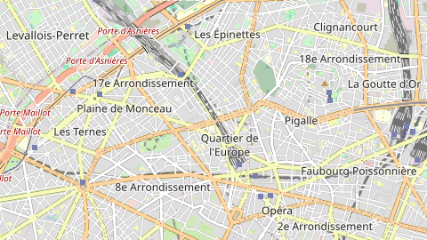 Carte de localisation de l'évènement