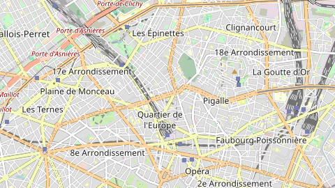 Carte de localisation de l'évènement