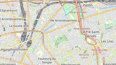 Carte de localisation de l'évènement