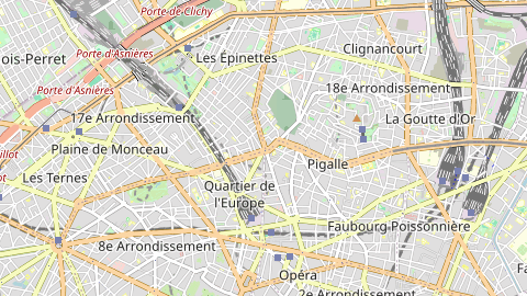 Carte de localisation de l'évènement