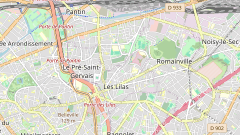 Carte de localisation de l'évènement