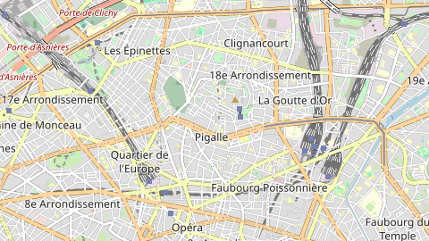 Carte de localisation de l'évènement