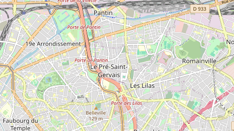 Carte de localisation de l'évènement