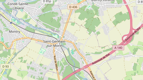 Carte de localisation de l'évènement