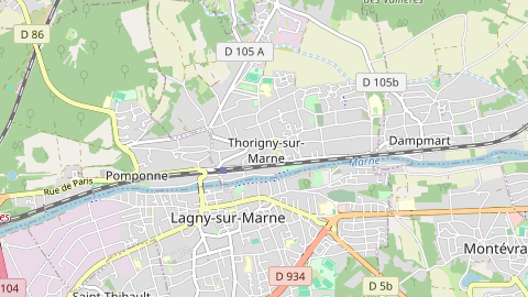 Carte de localisation de l'évènement