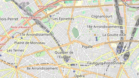 Carte de localisation de l'évènement