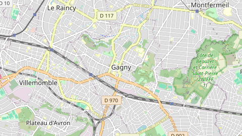 Carte de localisation de l'évènement