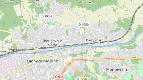 Carte de localisation de l'évènement