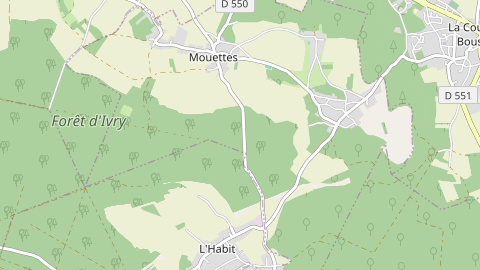 Carte de localisation de l'évènement