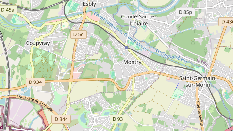 Carte de localisation de l'évènement