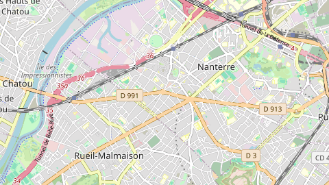 Carte de localisation de l'évènement