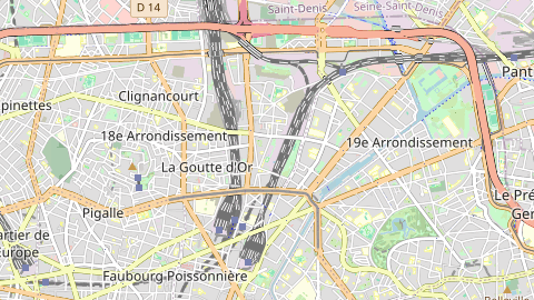 Carte de localisation de l'évènement